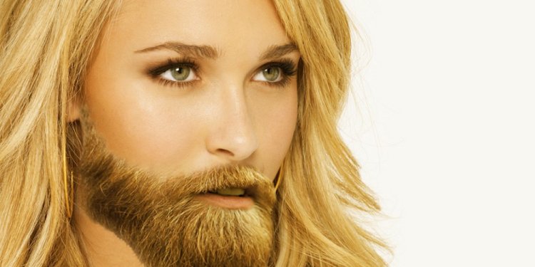 Hayden Panettiere With A Beard