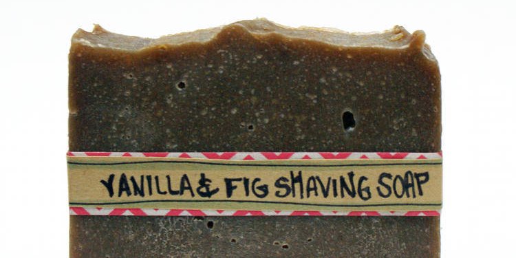 Vanilla and Fig Homemade Shaving Soap