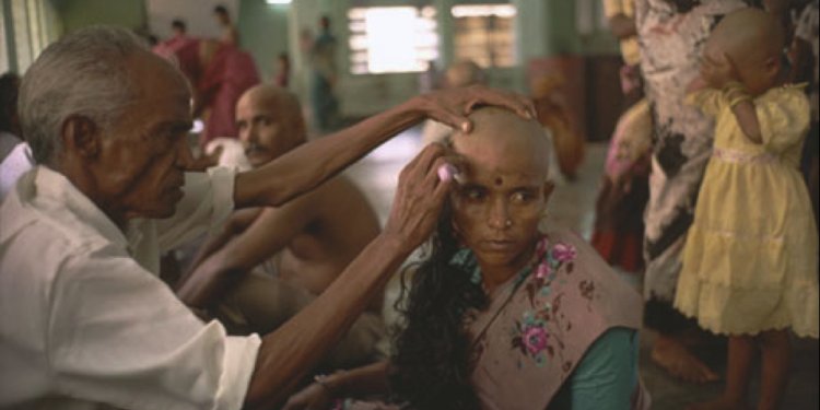 Indian head shaving tradition