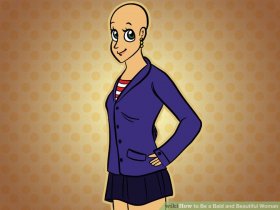 visual named Be a Bald and Beautiful Woman Step 6
