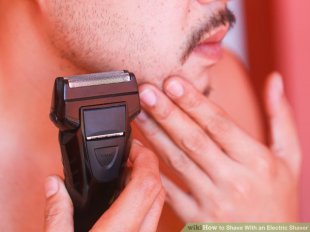 Image titled Shave With an Electric Shaver Step 3