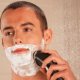 Electric razor wet shave