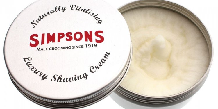 Simpsons Shaving cream
