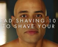 How to shave bald head?